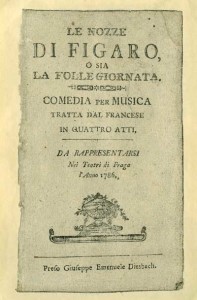 Mozart, libretto di figaro 1786 Musiculturaonline